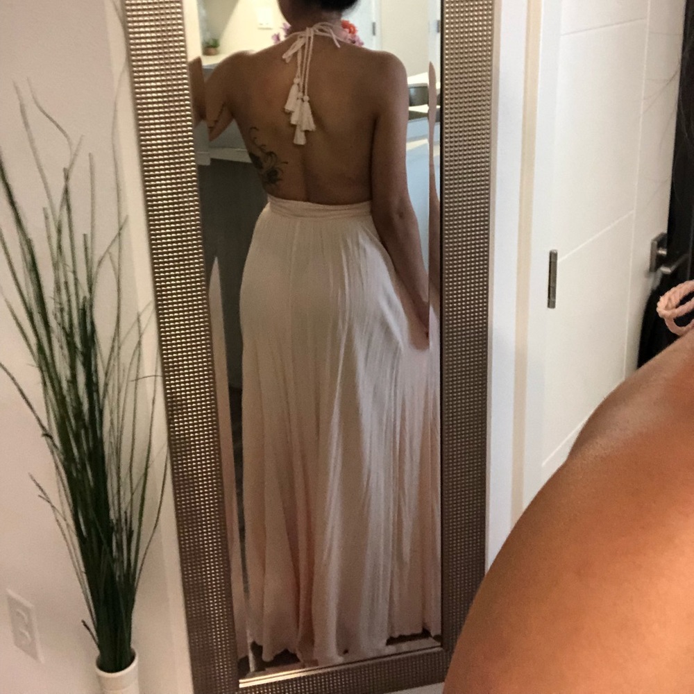 Baby pink maxi dress - Picture 2 of 2